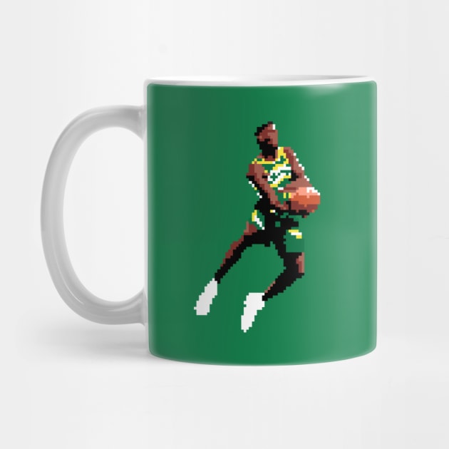 Shawn Kemp Pixel Windmill Dunk by qiangdade